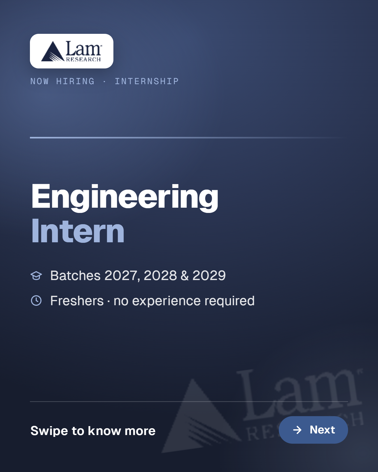 Lam Research is hiring: Engineering Intern